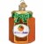Old World Christmas Glass Blown Jar of Marmalade Ornament, Orange, 3 Perspective: front