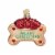 Old World Christmas 2.5 Inch DOG TREAT Glass Pets Dogs Puppy Bone 36019. Perspective: front