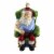 Old World Christmas Santa Vaccinated Glass Vaccine Covid 40323 Perspective: front