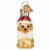 Old World Christmas Mini Jolly Pup 2.00in, Gumdrops Collection Canine Dog Perspective: front