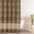 Du Plaid Shower Curtain Perspective: front