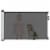 Costway Baby Retractable Mesh Gates Pets Safety Gate Easy Latch Indoor Outdoor Black Perspective: front