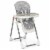 Babyjoy Folding Baby High Chair Dining Chair w/ 6-Level Height Adjustment Gray Perspective: front