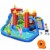 Costway Inflatable Bouncer Water Climb Slide Bounce House Splash Pool w/ Blower Perspective: front