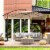 Costway 10FT Patio Offset Hanging Umbrella Easy Tilt Adjustment 8 Ribs Backyard Tan Perspective: front