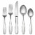 Hampton Forge Gordon Satin Flatware Set - Silver Perspective: front