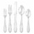 Hampton Forge Lincoln Flatware Set - Silver Perspective: front