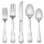 Hampton Forge Victoria Flatware Set - Silver Perspective: front
