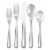 Hampton Forge Ella Satin Flatware Set - Silver Perspective: front