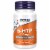 NOW® Foods 5-HTP Neurotransmitter Support Dietary Supplement Veg Capsules 50mg Perspective: front