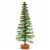 Vickerman 5  Green Bottle Brush Artificial Mini Pine Christmas Tree - Unlit Perspective: front
