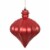 6  Red Matte Onion Drop 4/Bg - N175803D Perspective: front