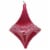 Vickerman 8  Mauve Candy Glitter Drop Ornament - MT194045D Perspective: front