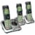 3-Handset DECT 6.0 Expandable Speakerphone with Caller ID Perspective: front