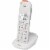 Amplified Accessory Handset with Big Buttons and Display Perspective: front