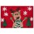 Christmas 20 x 30 Inch Reindeer Tufted Bath Mat Perspective: front