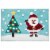 VCNY Holiday Polyester Tufted Santa Bath Mat Perspective: front