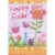 Smiley Faced Flower with Bunny Ears, Pink Tulip and Pink Butterfly: Girl Easter Card Perspective: front