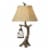 Pacific Coast Lighting Mountain Wind Tree Branch Resin Table Lamp in Oak Perspective: front