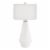 Pacific Coast Lighting Star Burst 30.5  Geometric Resin Table Lamp in White Perspective: front