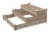 Riverstone RGB-4W-3TIER Eden Waterfall & Pyramid Garden Bed Kit Perspective: front