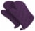 Design Imports CAMZ33281 Eggplant Terry Oven Mitt - Set of 2 Perspective: front