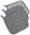DII Gray Terry Potholder (Set of 3) Perspective: front