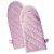 Design Imports CAMZ37738 Rose Solid Chambray Oven Mitt - Set of 2 Perspective: front