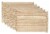 DII Variegated Taupe Fringe Placemat (Set of 6) Perspective: front