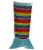 Snuggie Tails Blanket -  Rainbow Mermaid - Adult Perspective: front