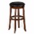 Sunny Designs Tuscany 30  Mahogany Wood Backless Swivel Stool in Medium Brown Perspective: front