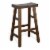 Sunny Designs 30  Saddle Seat Transitional Mahogany Wood Stool in Tobacco Leaf Perspective: front