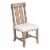 Sunny Designs Vivian 40  Solid Mahogany Wood Slatback Chair in Taupe Brown Perspective: front