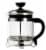 Classic 4 Cup Coffee Press - Chrome Perspective: front