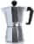 Mario Polished Aluminum Stovetop Espresso Maker Perspective: front
