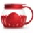 Ecolution Micro-Pop Microwave Popcorn Popper - Red Perspective: front