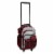 Everest Deluxe Wheeled Backpack - Burgundy/Gray Perspective: front