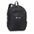 Everest Backpack with Front and Side Pockets - Black Perspective: front
