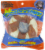 The Rawhide Express® Chicken 'N' Donut Rawhide Dog Treat Perspective: front