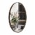 ANDY STAR Modern 22 x 30 Inch Oval Wall Hanging Bathroom Mirror, Brushed Bronze Perspective: front