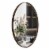 ANDY STAR Modern 24 x 36 Inch Oval Wall Hanging Bathroom Mirror, Brushed Bronze Perspective: front