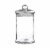 1.4 Gal Glass Apothecary Jar, 7.5x14Inch Canister Set with Ball Lid 1 Piece Perspective: front
