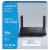 Linksys® Max-Stream® Dual-Band WiFi 6 Router Perspective: front