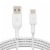 Belkin USB-C to A Cable - White Perspective: front