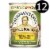 Newman's Own Organics Premium Dog Food and Brown Rice - Chicken - Case of 12 - 12.7 oz. Perspective: front