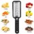Handheld Cheese Grater Lemon Zester Ginger Fine Shredder Scraper Rasp File Tool Perspective: front