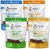 Dog Dental Treats Tooth Berry, Carrate Chomp, A Cluck Aday, Banana Bone-Anza - Variety Pack Perspective: front