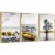 Framed Canvas Wall Paintings-Nordic Golden Boat Stone-Aesthetic Prints for Interior Décor Perspective: front