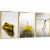 Framed Canvas Wall Paintings-Retro Yellow Mural Modern Home Interior-Prints for Décor Perspective: front