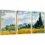 Framed Canvas Wall Paintings-Wheat Field with Cypresses-Aesthetic Prints for Interior Décor Perspective: front